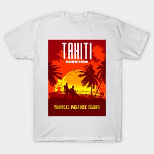 TAHITI Tropical Paradise Island T-Shirt